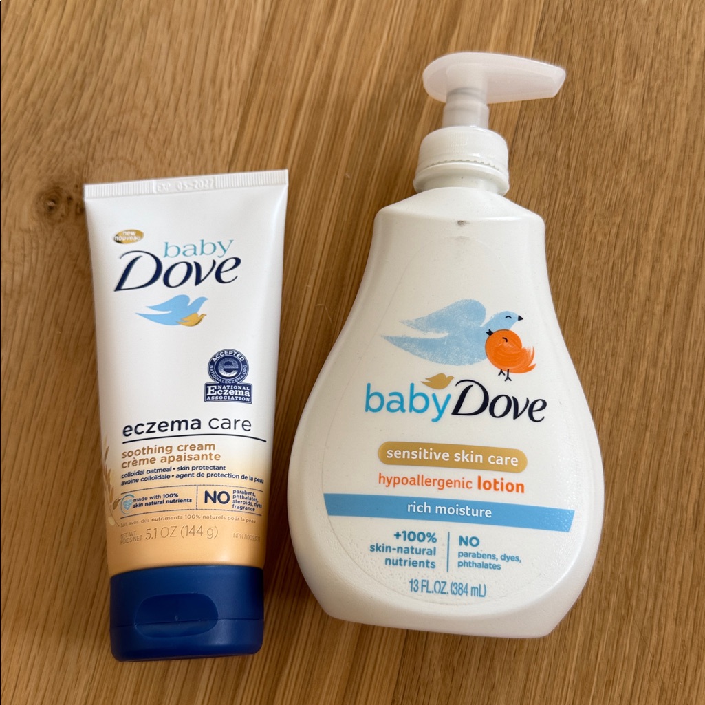 Baby Dove Eczema Care Cream And Lotion Set